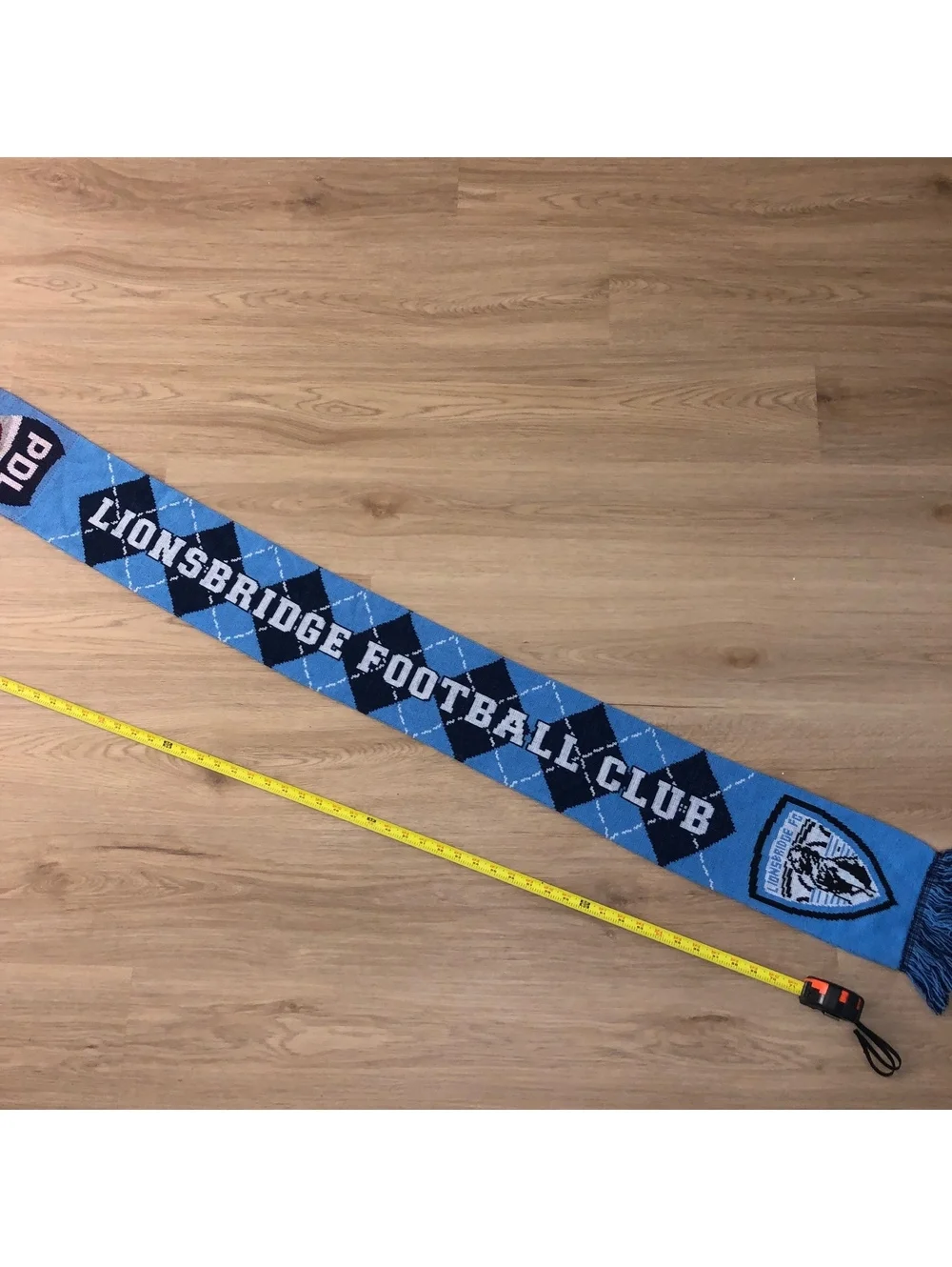 LIONSBRIDGE FC FOOTBALL CLUB FOUNDING MEMBER SCARF ERREA SOCCER USL RARE